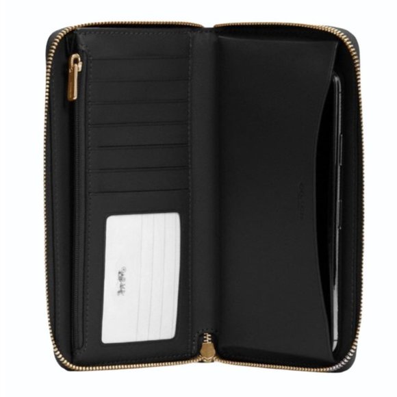 NWT COACH Dempsey Large Phone Wallet - Picture 2 of 4